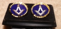 Royal Blue oval Cufflinks